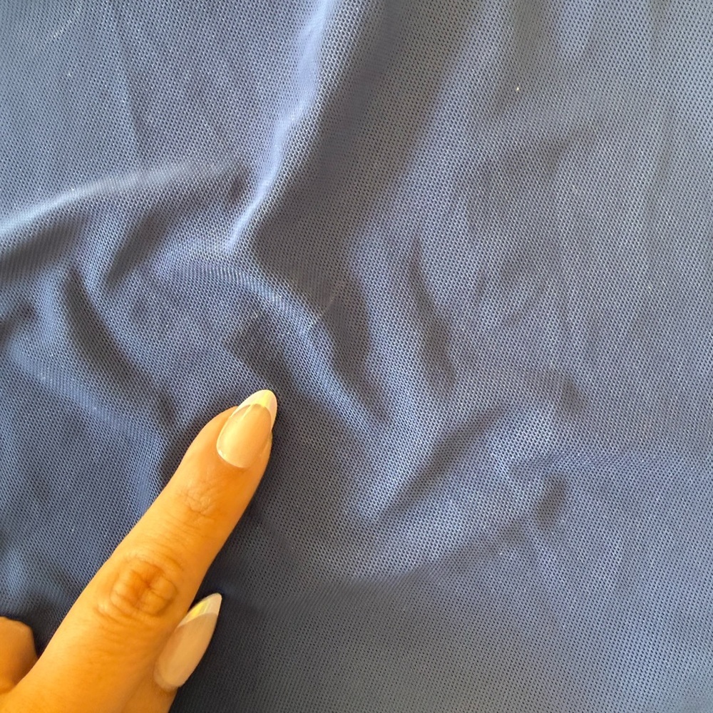 AFRM Navy Blue Ruched Dress - Picture 4 of 5